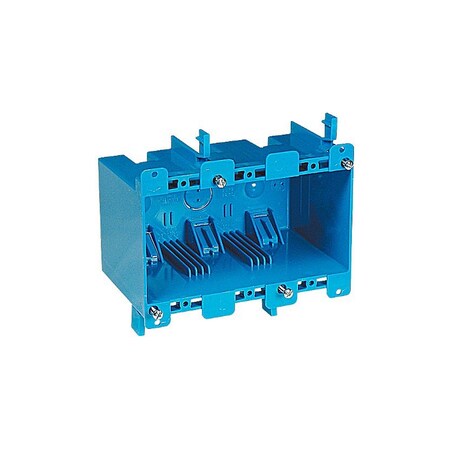 Thomas & Betts Outlet Electrical Box, 2.79" W, 3-Gang, 55 Cu. In. B355R